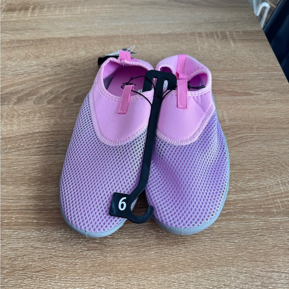 Athletic Works Pink Mesh Kids Water Shoes